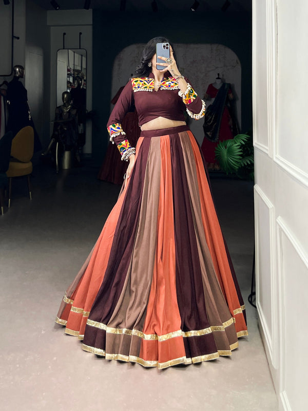 Festival Bloom Sunset Inspired Tones Lehenga Set