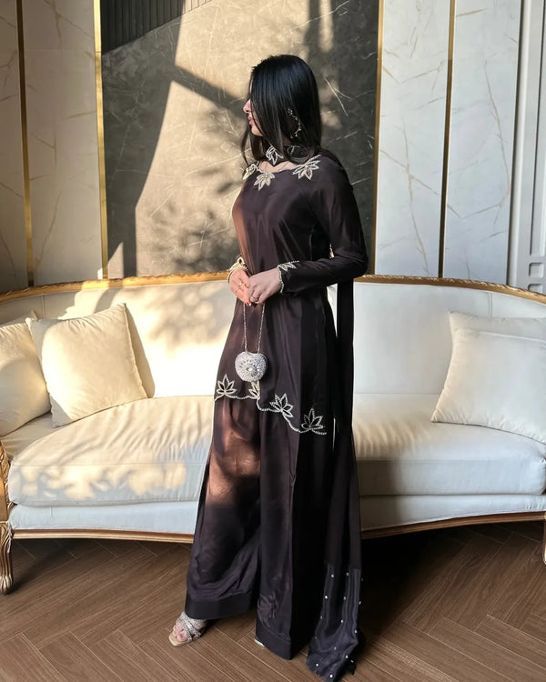 Shifa Graceful Cut-Work Farshi Salwar