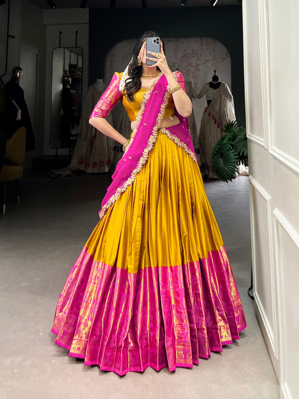 Chaitra A Touch Of South Indian Grace Lehenga Choli