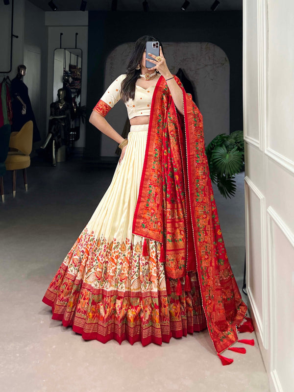 Taniksha Printed With Foil Work Lehenga Choli