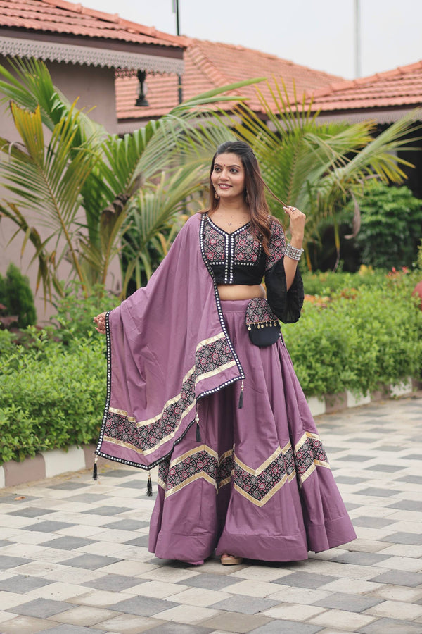 Nirva Garba Queen Ajarakh Work Navratri Choli