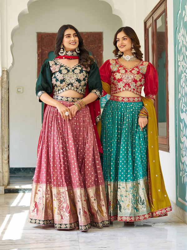 Vanshika Heavy mono silk south Lehenga Choli