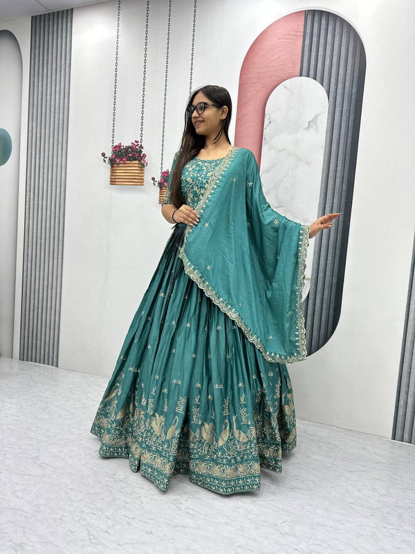 Peacock Whispers: Royal Lookbook Reloaded Lehenga Choli