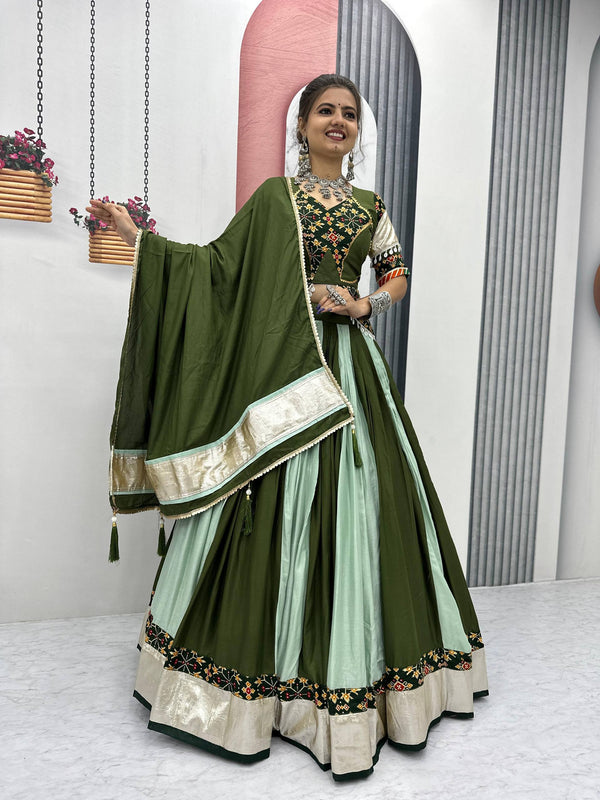 Hiya Traditional Festive Mirror Work Lehenga Choli